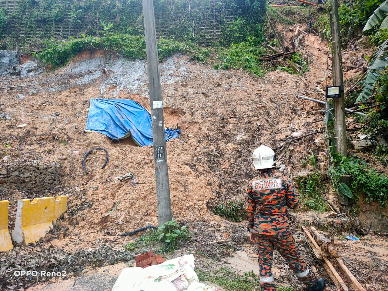 Landslide risk for 31 areas nationwide due to northeast monsoon