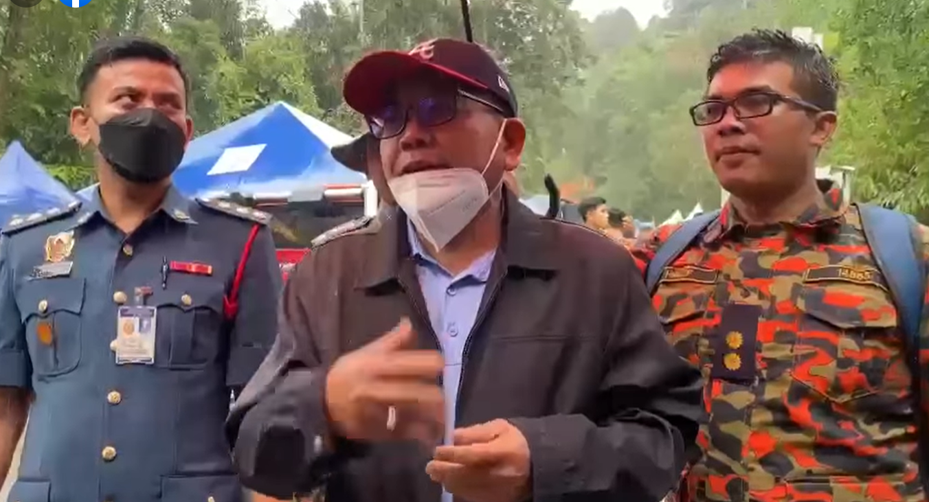 雪消拯局局长诺阿占出院休养  土崩现场为消拯员打气