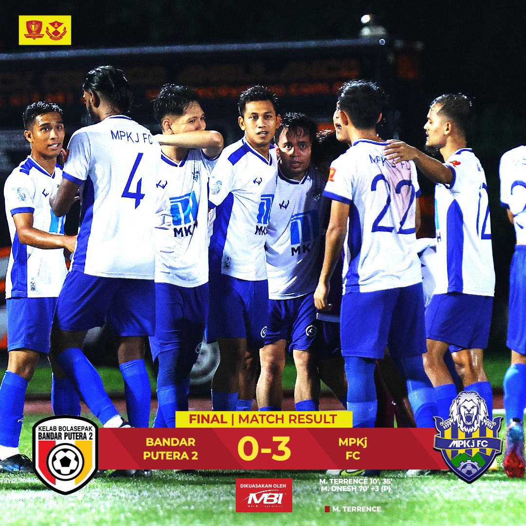 MPKj FC ungguli Liga Juara Selangor, mara ke Liga Super