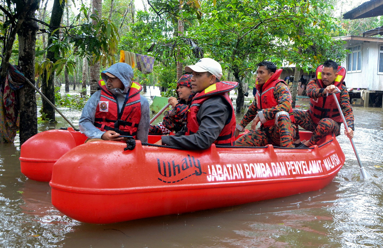 Mangsa banjir di Kelantan dan Sabah menurun, Sarawak meningkat