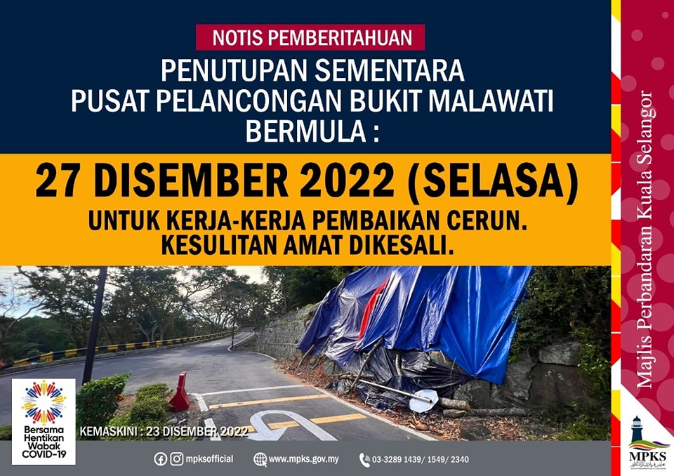 MPKS builds retaining wall at Bukit Malawati