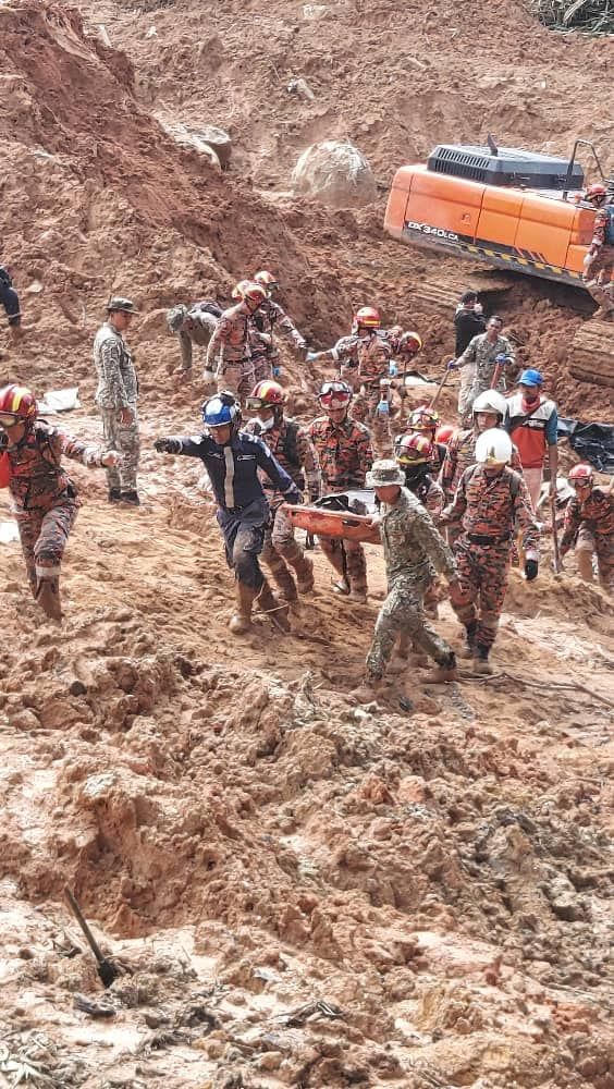 峇冬加里土崩受害者全寻获 搜救行动今午12时正式结束