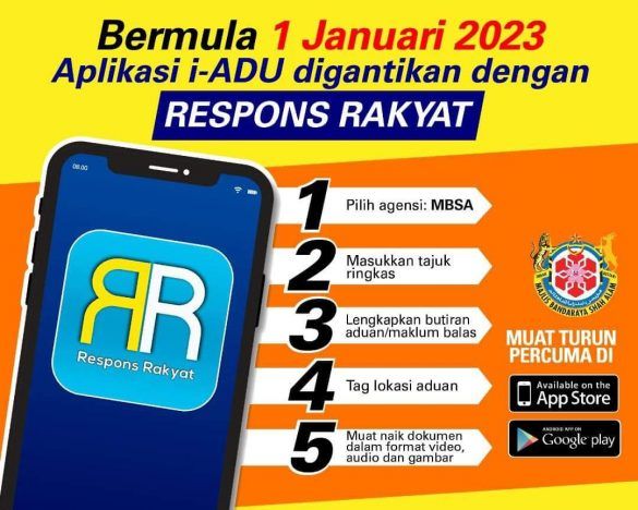 MBSA introduces new Respons Rakyat app for public complaints
