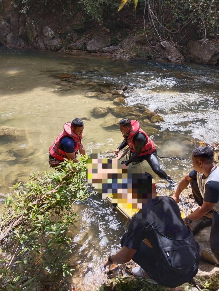 Dua pelajar universiti mati lemas ketika mandi di Sungai Chiling
