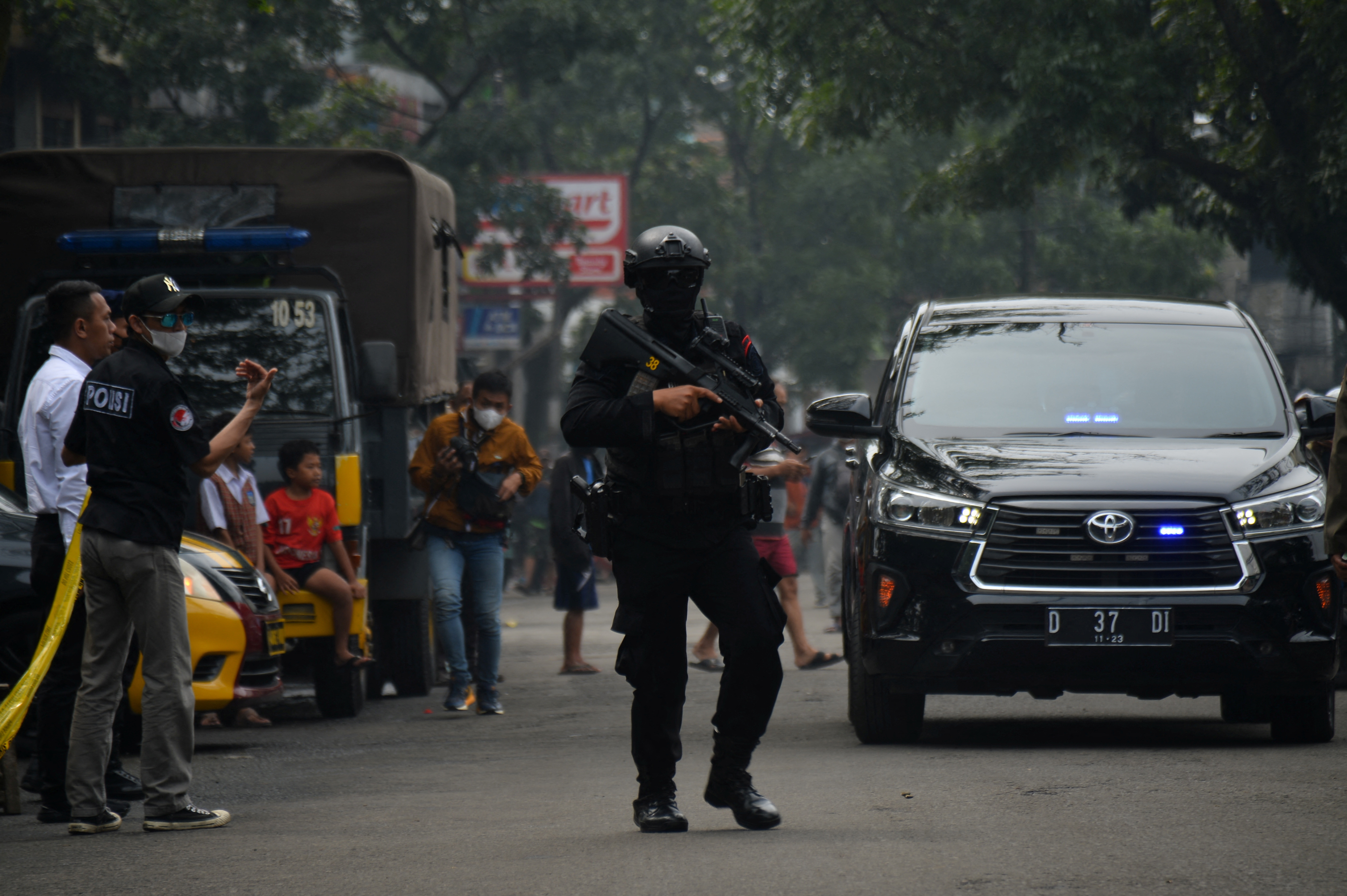 Three injured in suspected suicide bomb attack in West Java