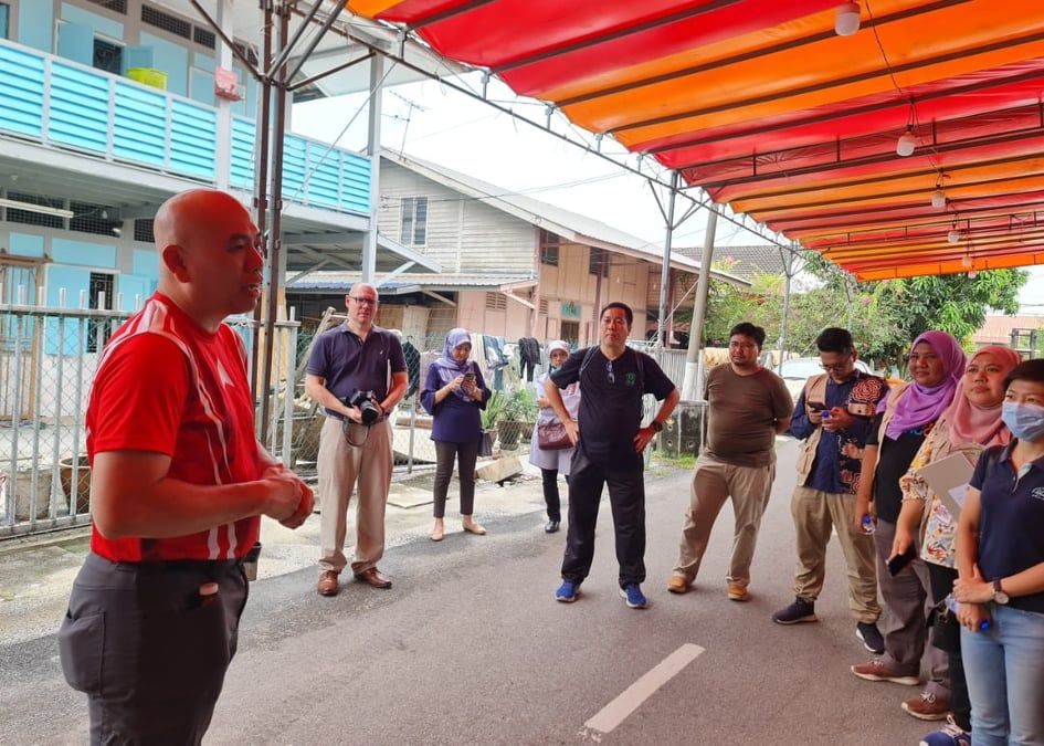 ICOMOS日前到仁嘉隆考察文史 着手处理新村申遗事宜