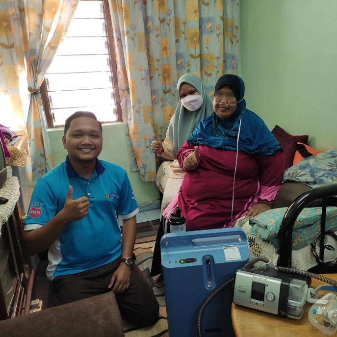 Penerima zakat bagai bermimpi dapat mesin oksigen lebih RM20,000