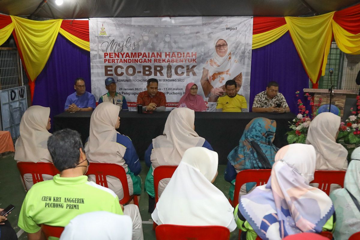 Pertandingan ‘ecobrick’ Seri Serdang pertama di Malaysia libatkan komuniti