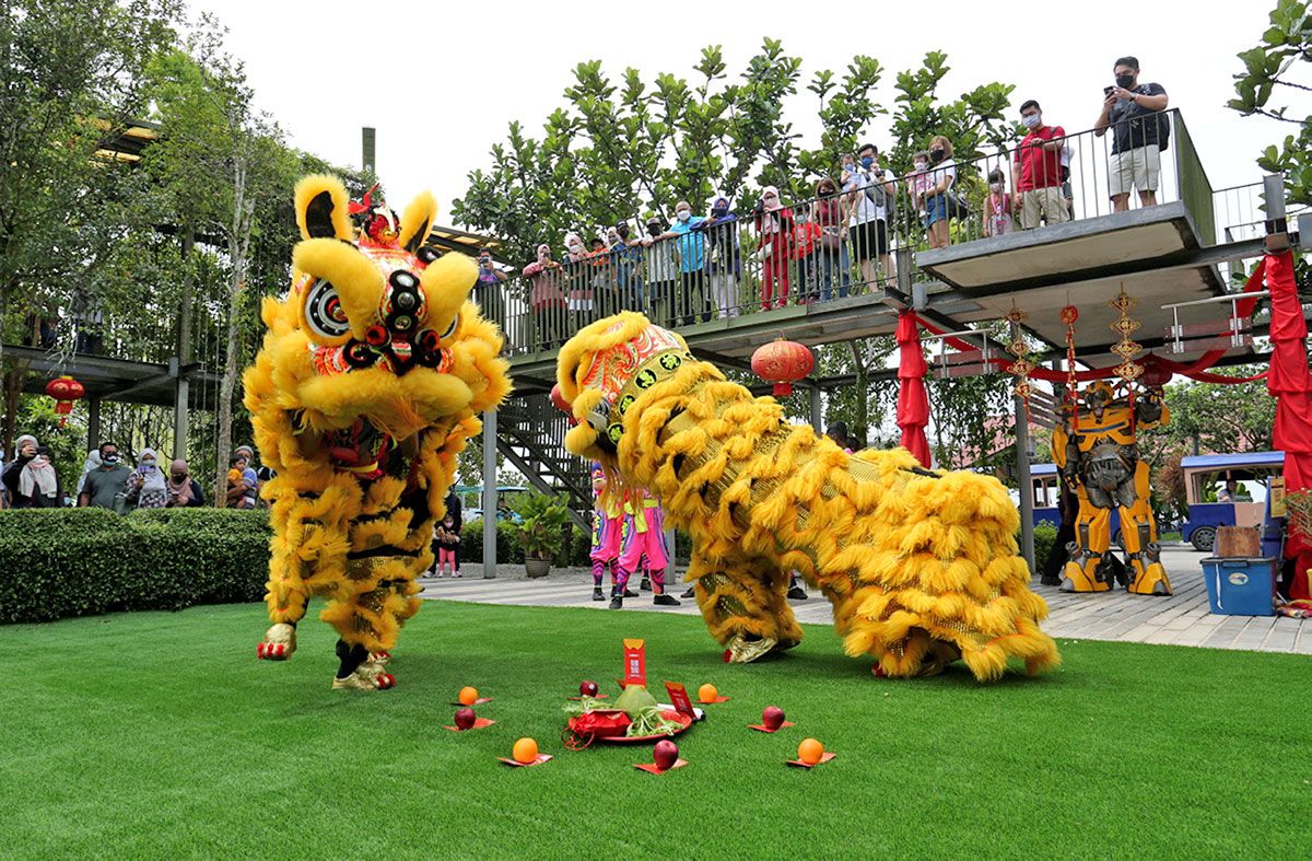 Tarian singa pembawa tuah