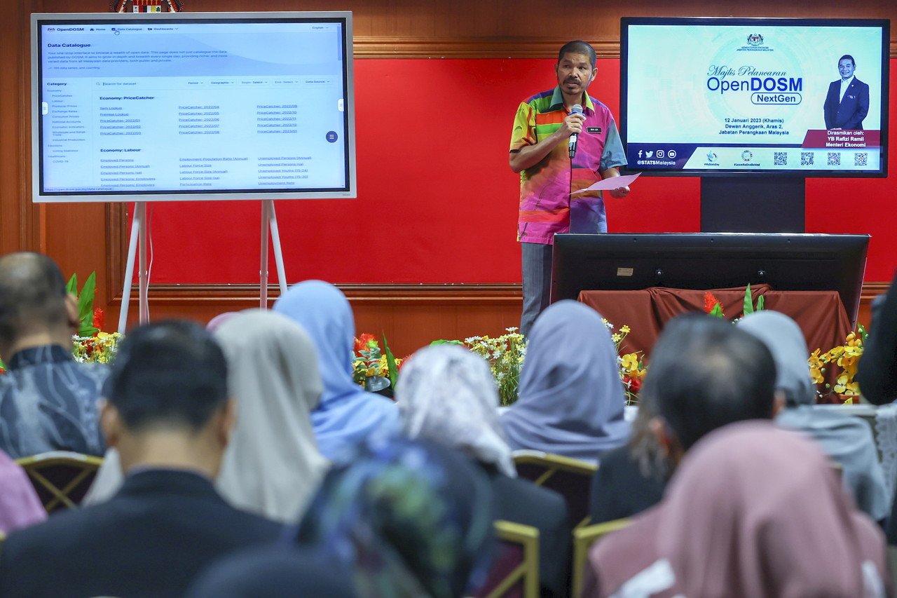 DOSM calls for all departments, agencies to share data on OpenDOSM Nextgen platform