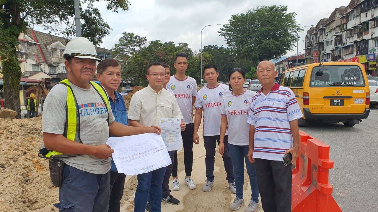 140万提升太子园布雅玛华4路基建    游佳豪：加强单向道安全措施