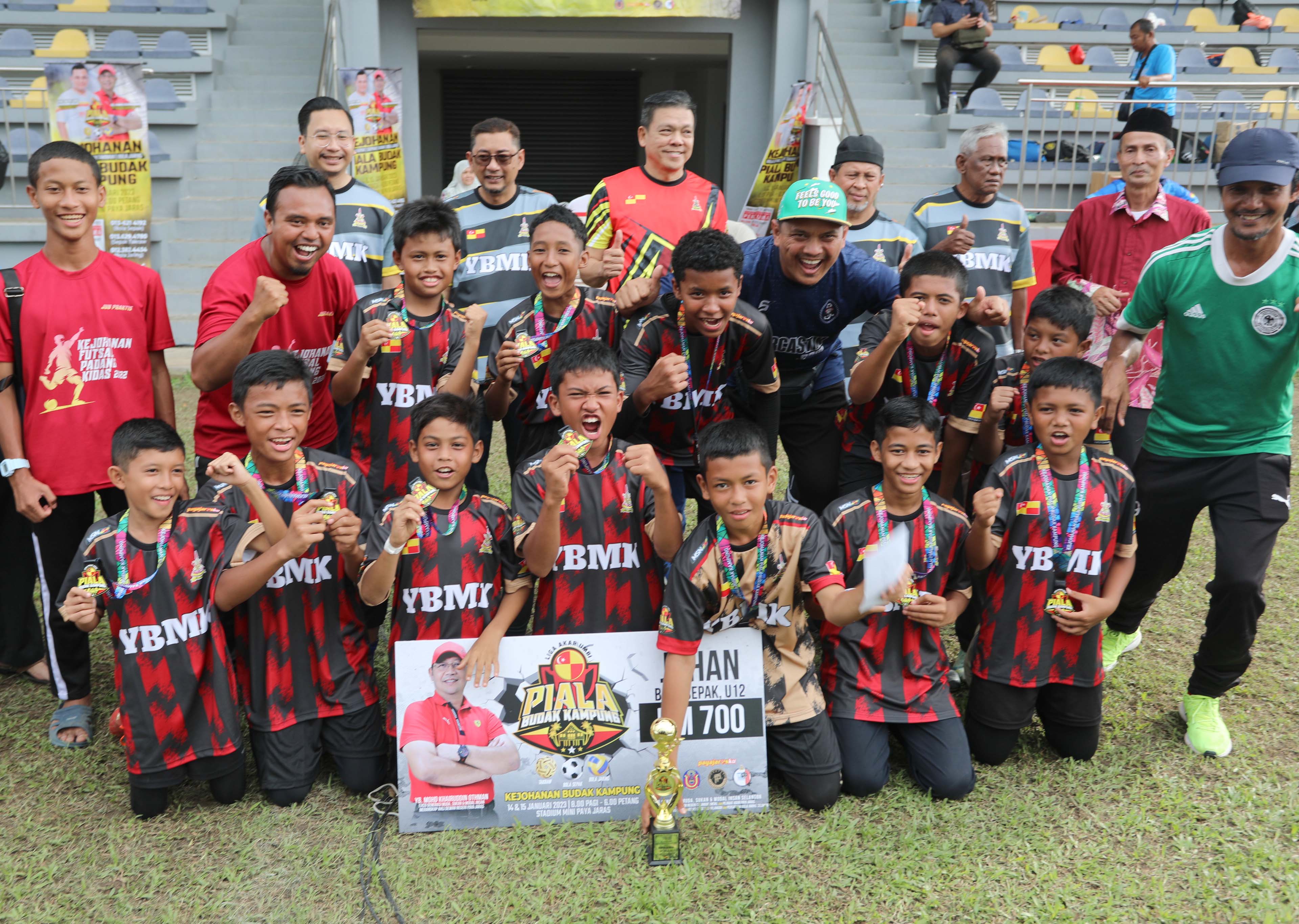 KIDaS Al-Hidayah juara bola sepak bawah 12 tahun Piala Budak Kampung 2023