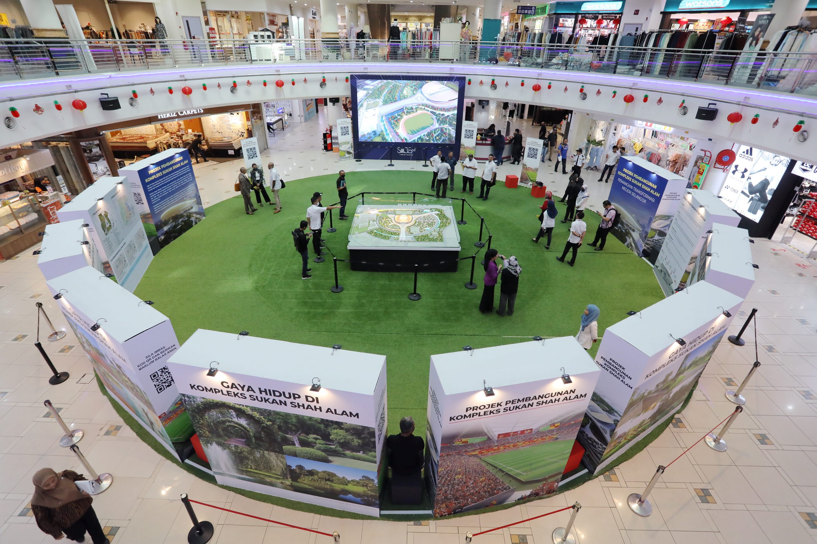 Lebih 10,000 hadir pameran pembangunan semula Kompleks Sukan Shah Alam