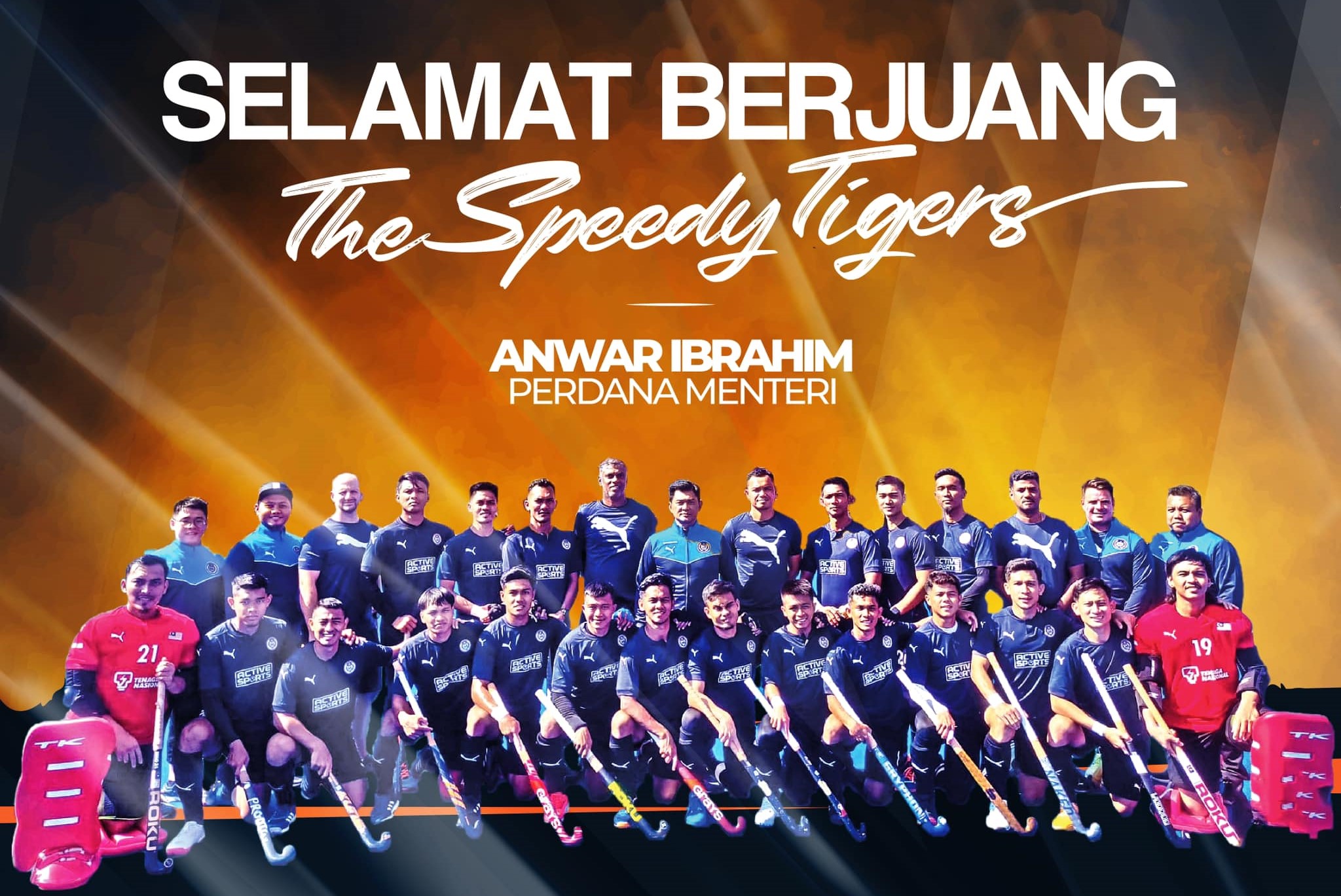 PM: Selamat berjuang Speedy Tigers, moga cipta kejutan dalam Piala Dunia di India