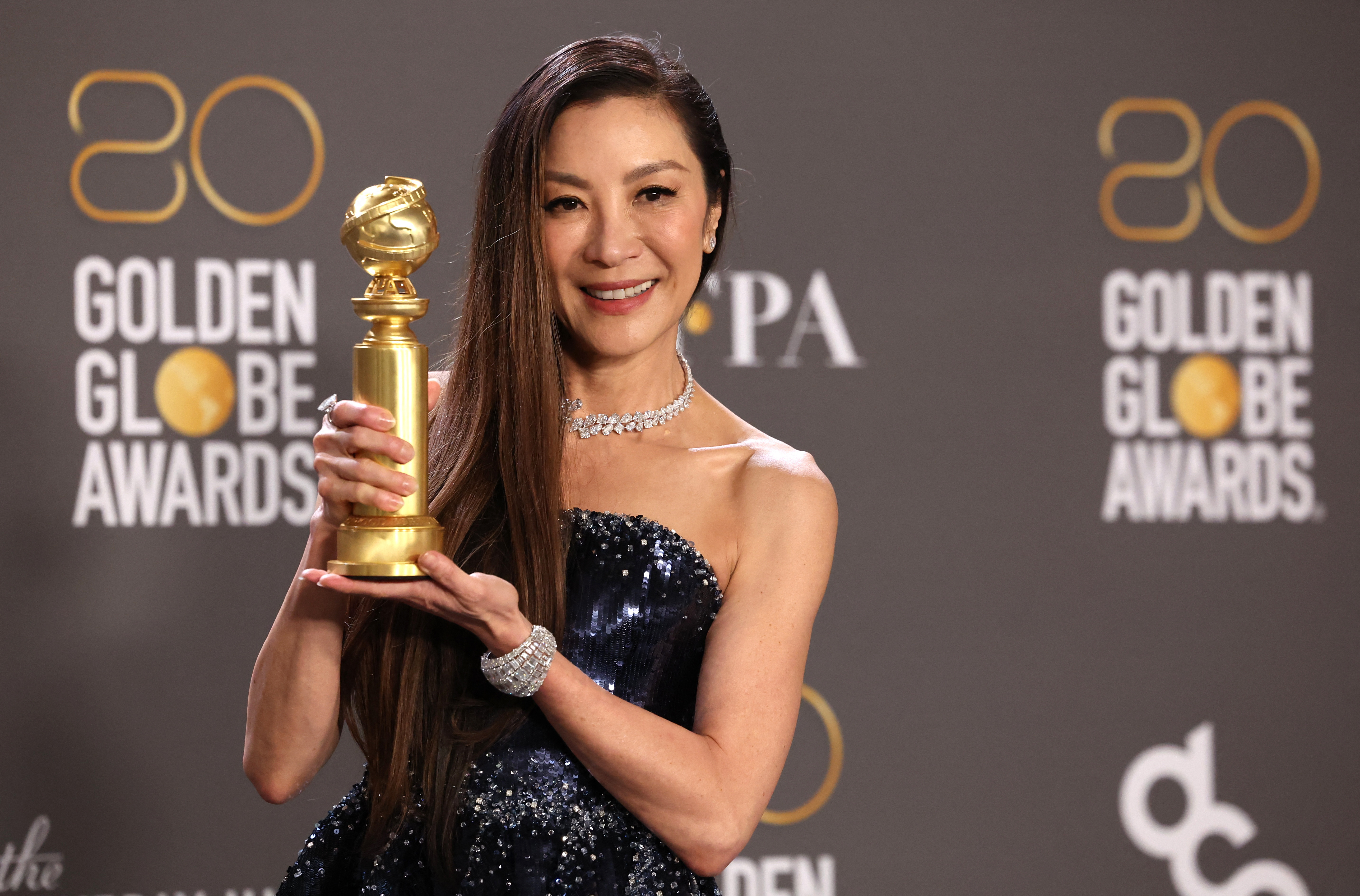 Michelle Yeoh, Austin Butler win as Hollywood embraces Golden Globes