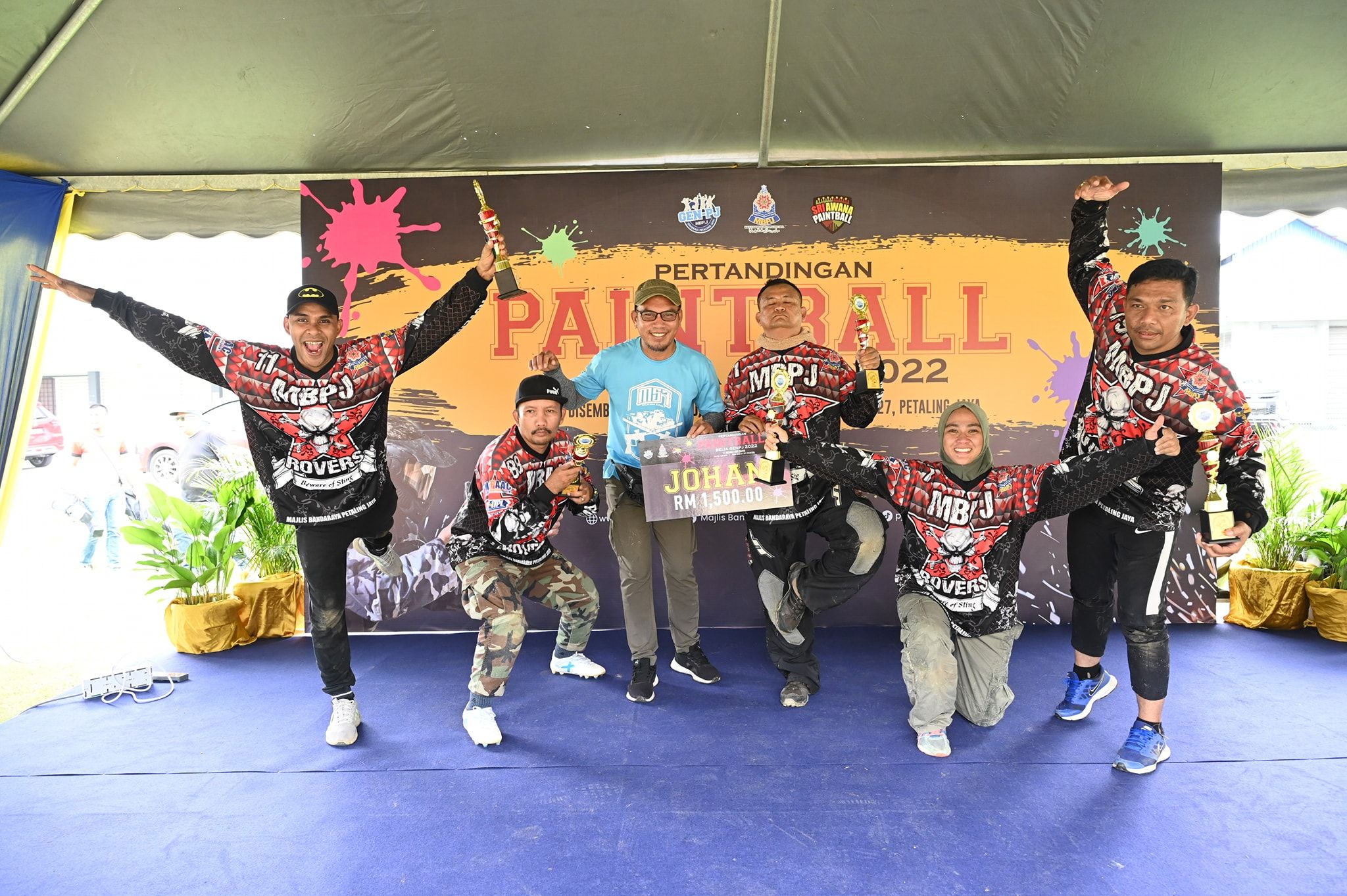 EX Blackwidow juara paintball MBPJ, bawa pulang hadiah tunai RM1,500