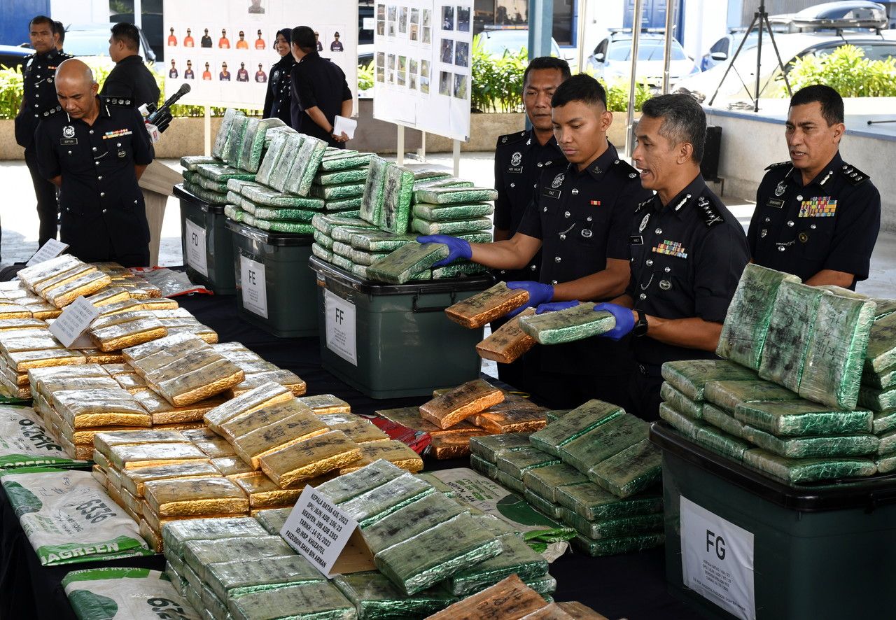 逮捕夫妻等3人侦破贩毒集团    警方起获总值113万令吉大麻