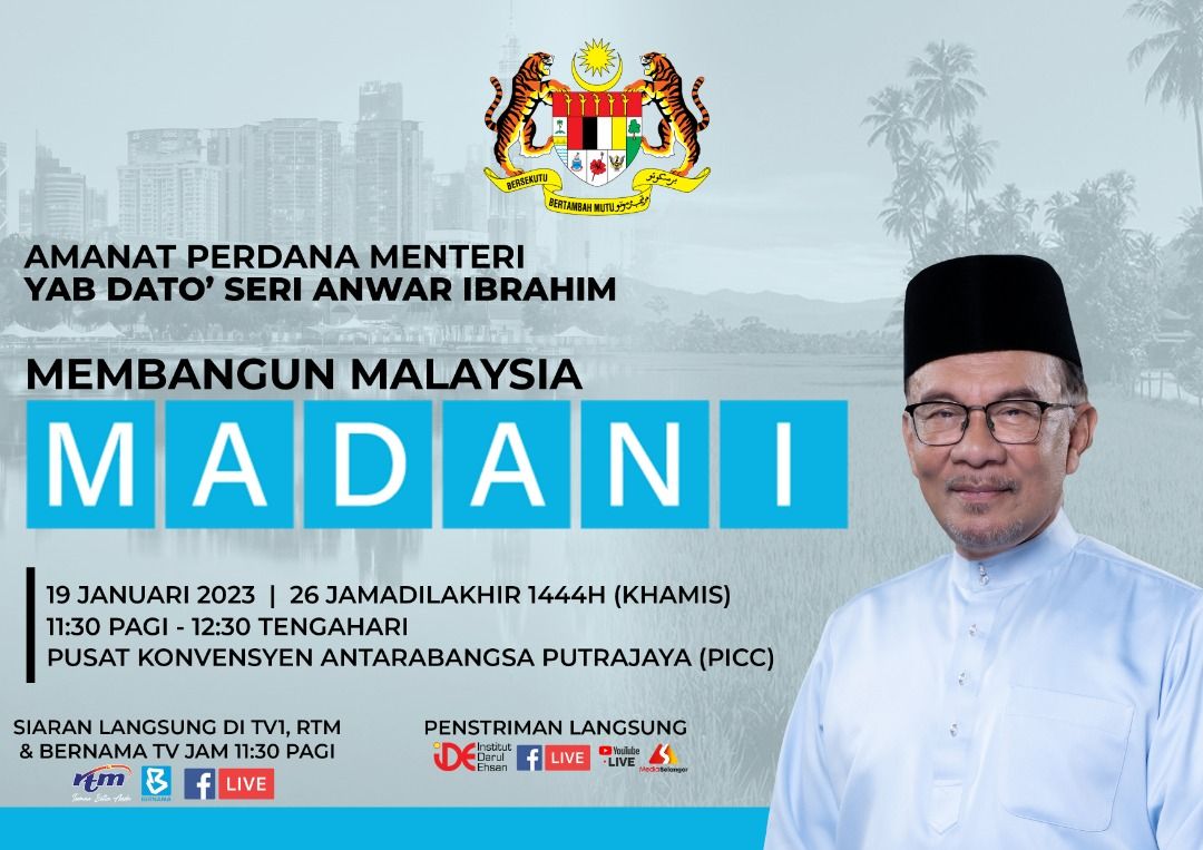 Tonton amanat Anwar esok, MB Selangor antara ahli panel wacana