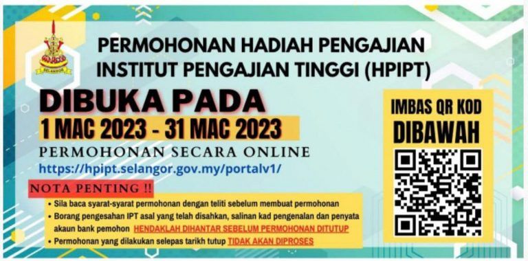 雪大专深造奖励金 下月开放申请.奖1000令吉