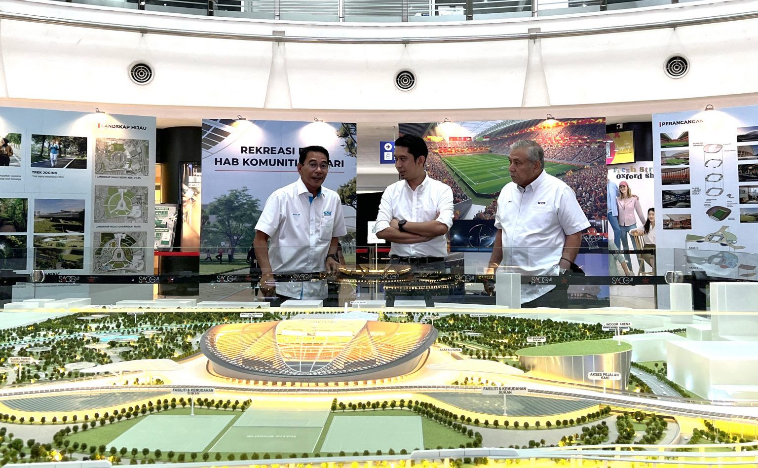 青体副部长赞雪政府设公展 让民众参与莎阿南体育中心重建事宜