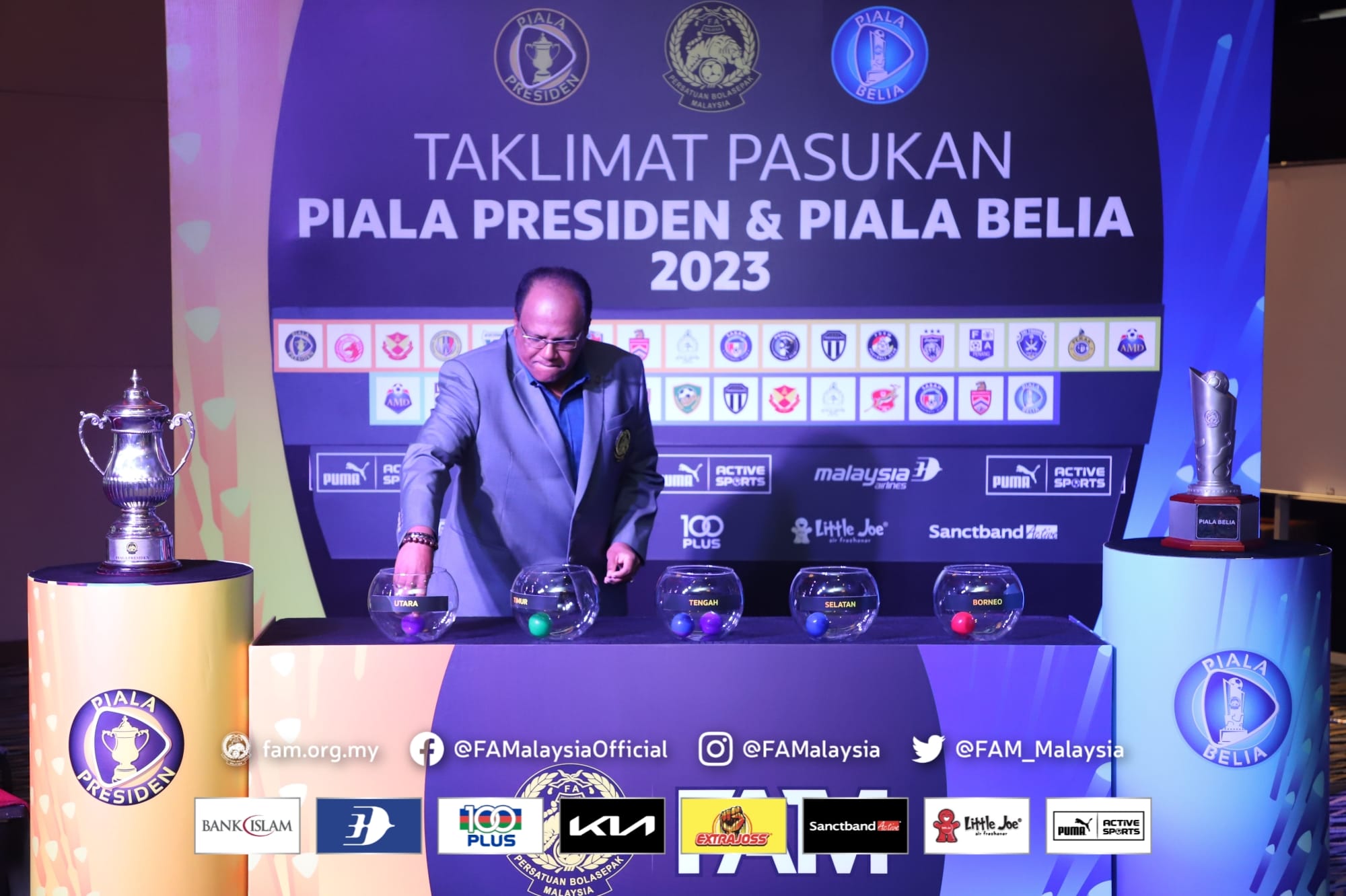 Bola sepak: 30 pasukan rebut Piala Presiden, Piala Belia 2023
