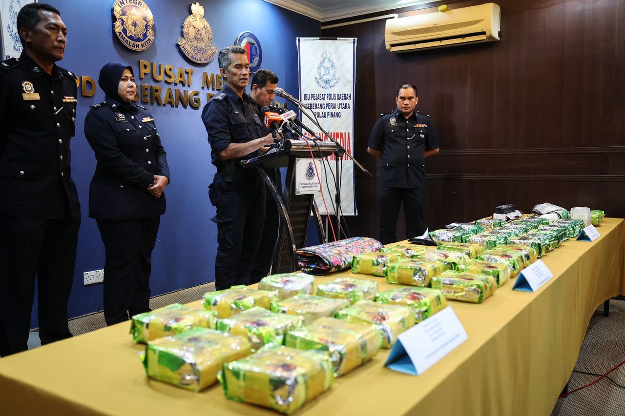 Adik-beradik antara tujuh lelaki ditahan polis, rampas syabu bernilai RM1.5 juta