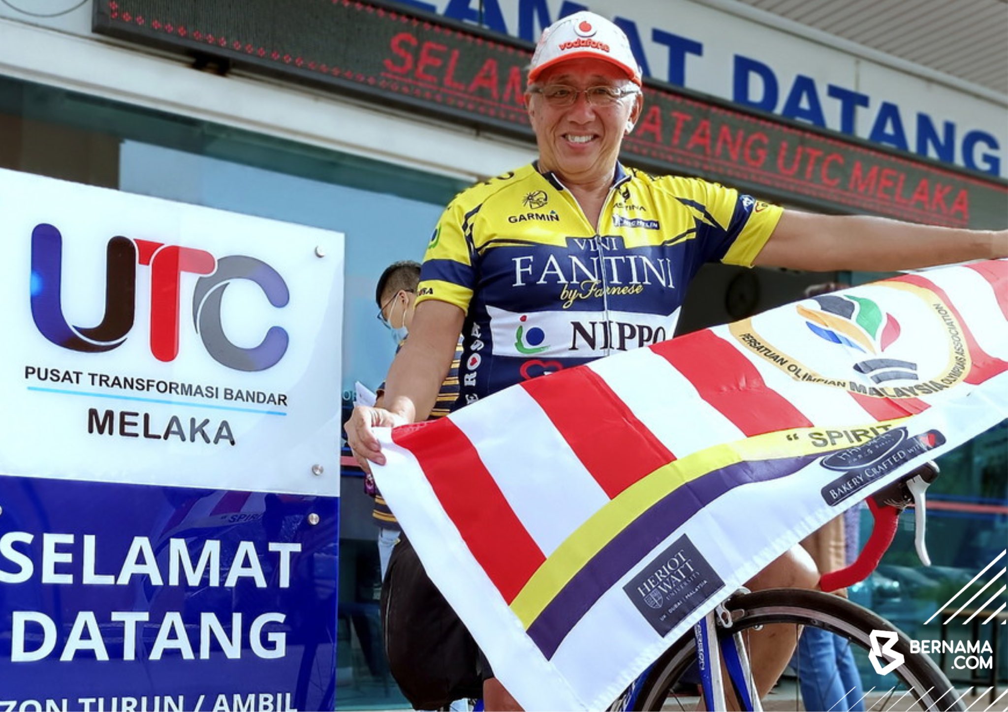 Veteran cyclist embarks on over 400KM solo journey to raise funds
