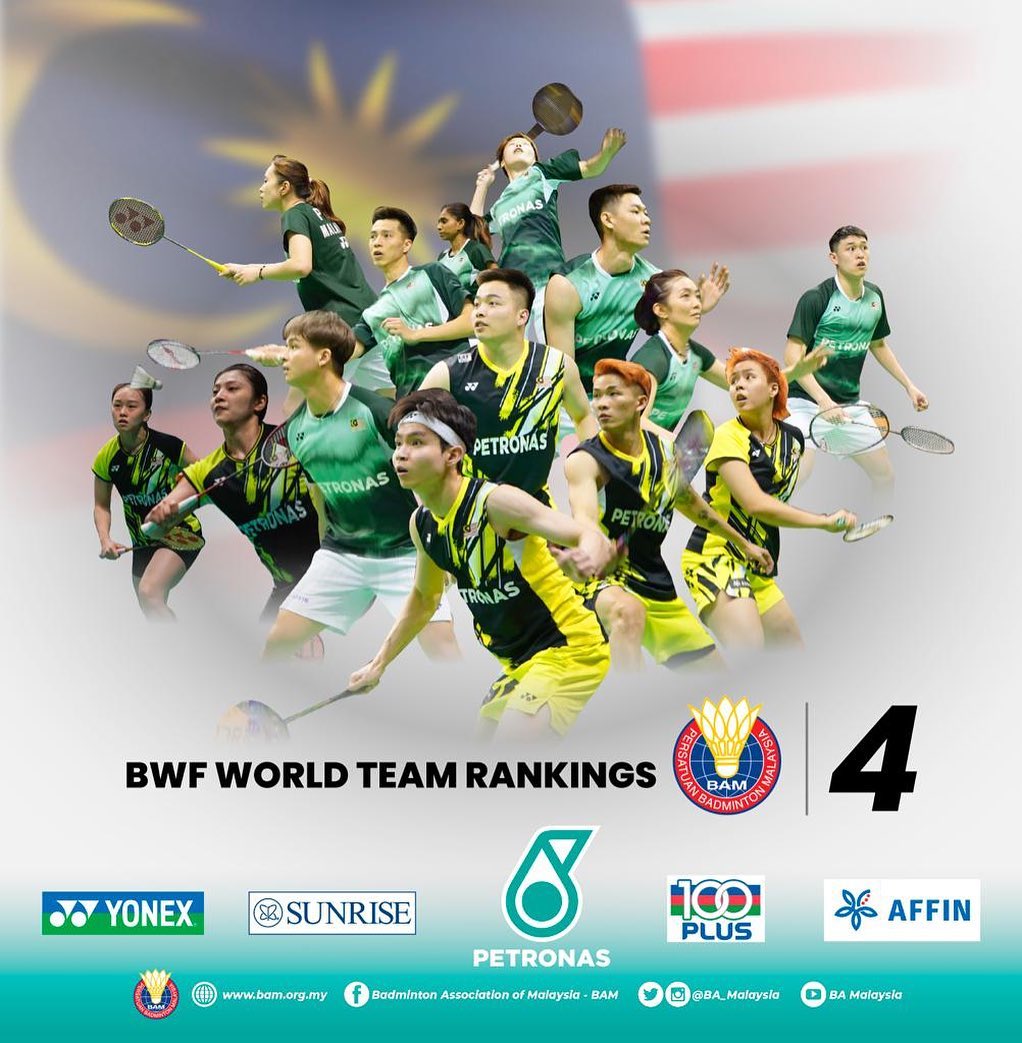 Piala Sudirman: Skuad badminton negara mungkin dirombak