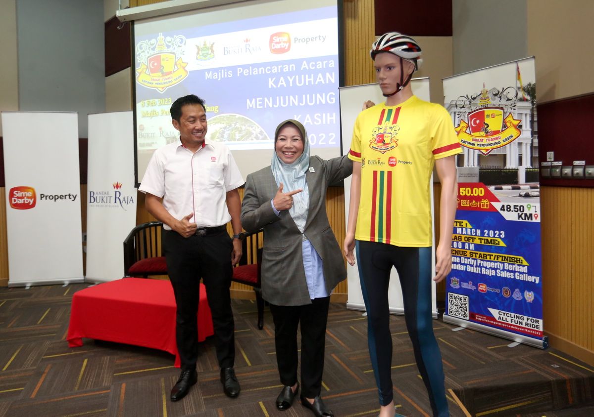 巴生市会312办50KM团骑活动 估计有1000人与雪王储同乐