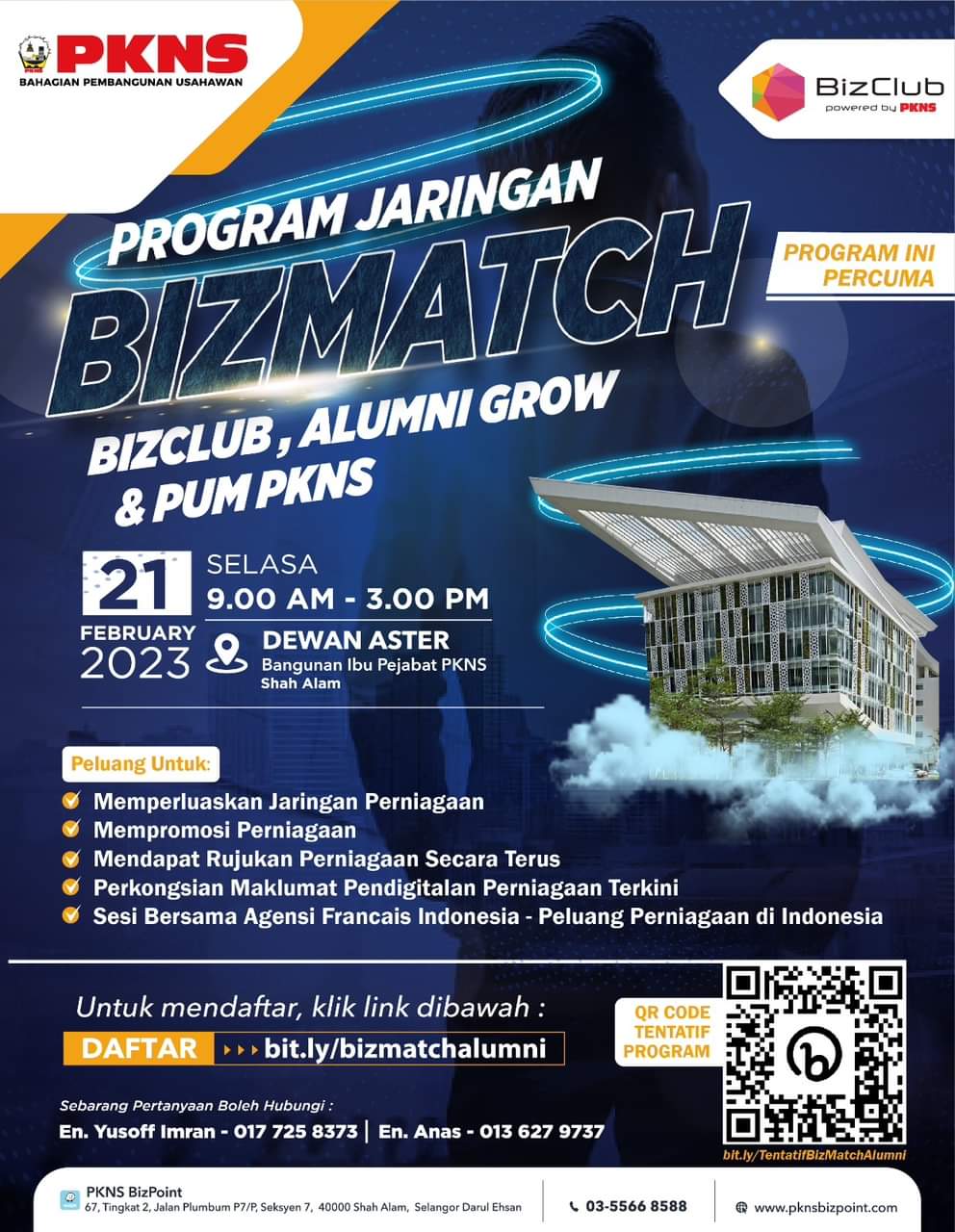 PKNS pelawa ahli BizClub sertai program jaringan perniagaan, peluang promosi produk ke Indonesia