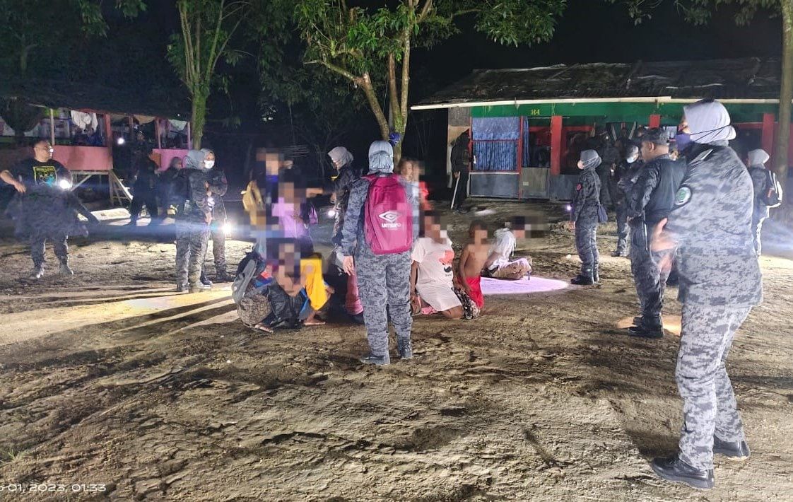 捣破森州印尼外劳村 移民局：被捕者无意返国