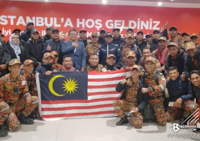 மலேசியாவின் இரண்டாவது மீட்புக் குழு துருக்கிக்குப் பயணம்
