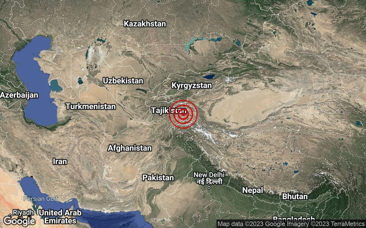 塔吉克今早地震  新疆多区强烈震感