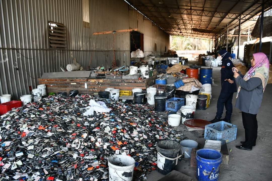 சட்டவிரோதமாகச் செயல்பட்ட மறுசுழற்சி தொழிற்சாலை மீது எம்.பி.கே.எஸ். நடவடிக்கை