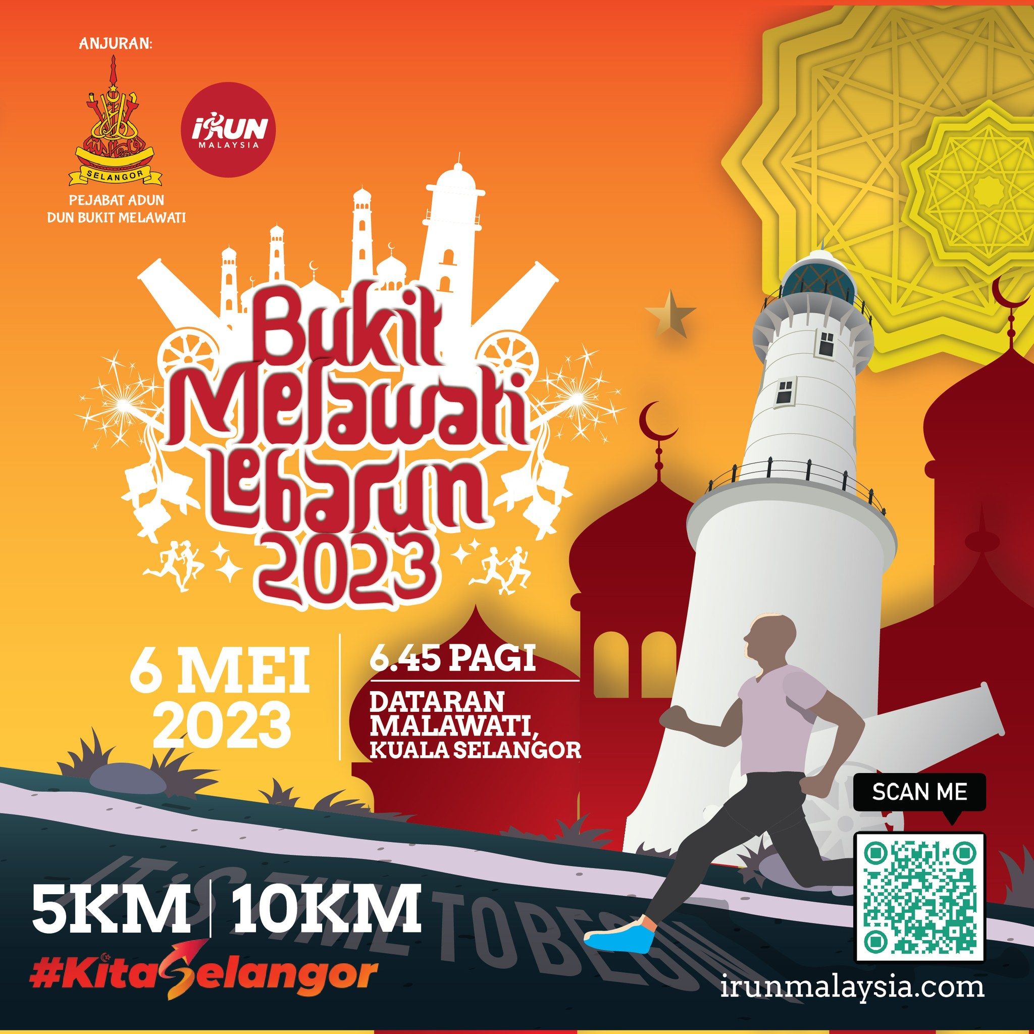 Bukit Melawati Lebarun 2023 galak penduduk amal gaya hidup sihat