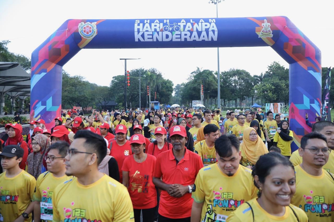 Hari Shah Alam tanpa kenderaan meriah, lebih 3,000 pengunjung hadir, sertai pelbagai program