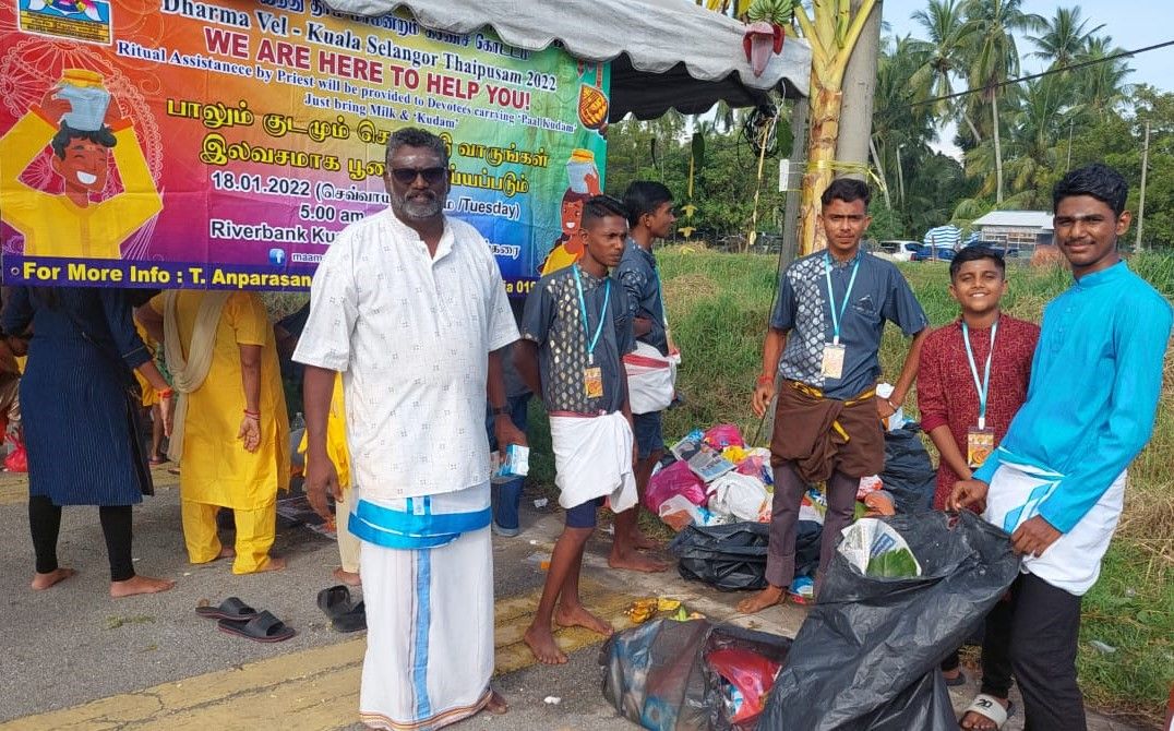 தைப்பூச திருவிழாவை நேர்த்தியுடன் கொண்டாட  இந்து தர்ம மாமன்றத்தின் கணேச கோட்டத்தின் அறும் பணிகள்