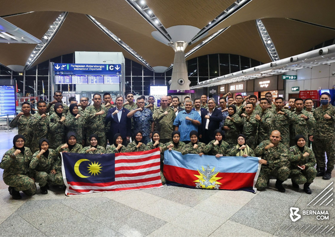 Pasukan operasi hospital medan di Turkiye selamat tiba di tanah air