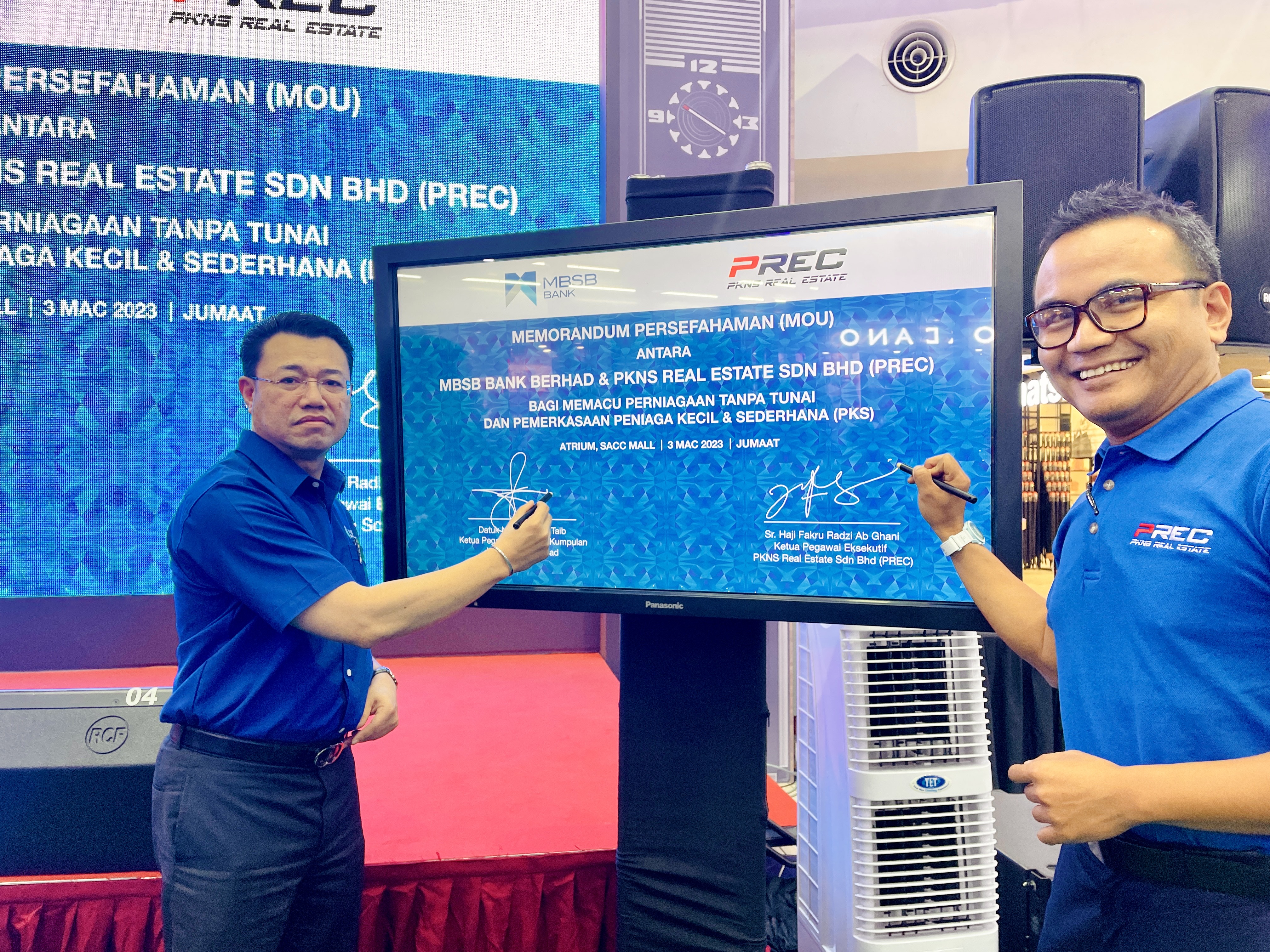 PKNS Real Estate, MSSB Bank meterai kerjasama, pacu urus niaga tanpa tunai