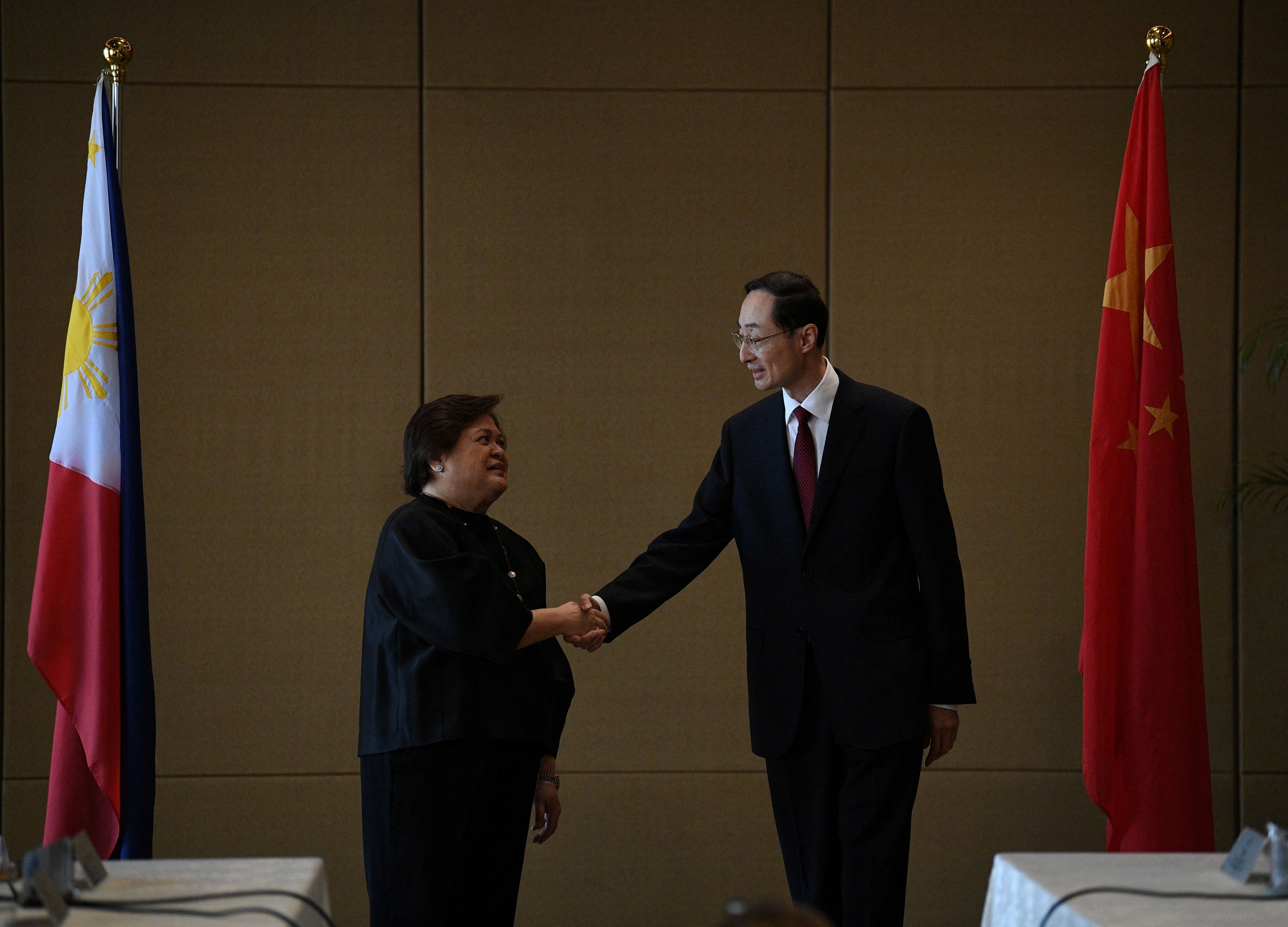 Philippines, China say need to work together over maritime issues