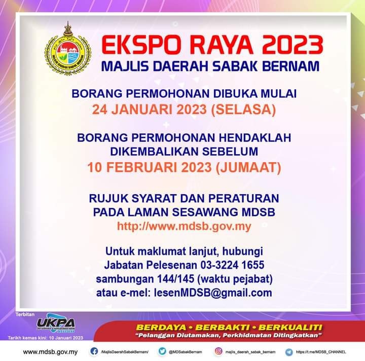 MDSB tegaskan cabutan undi tapak ekspo telus, tiada manipulasi