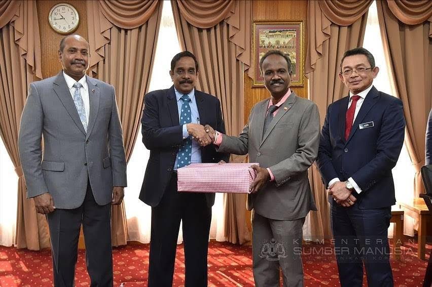 அந்நியத் தொழிலாளர் தருவிப்பு  தொடர்பில் அமைச்சர் சிவகுமாருடன் இலங்கை மனித வள அமைச்சர் பேச்சு