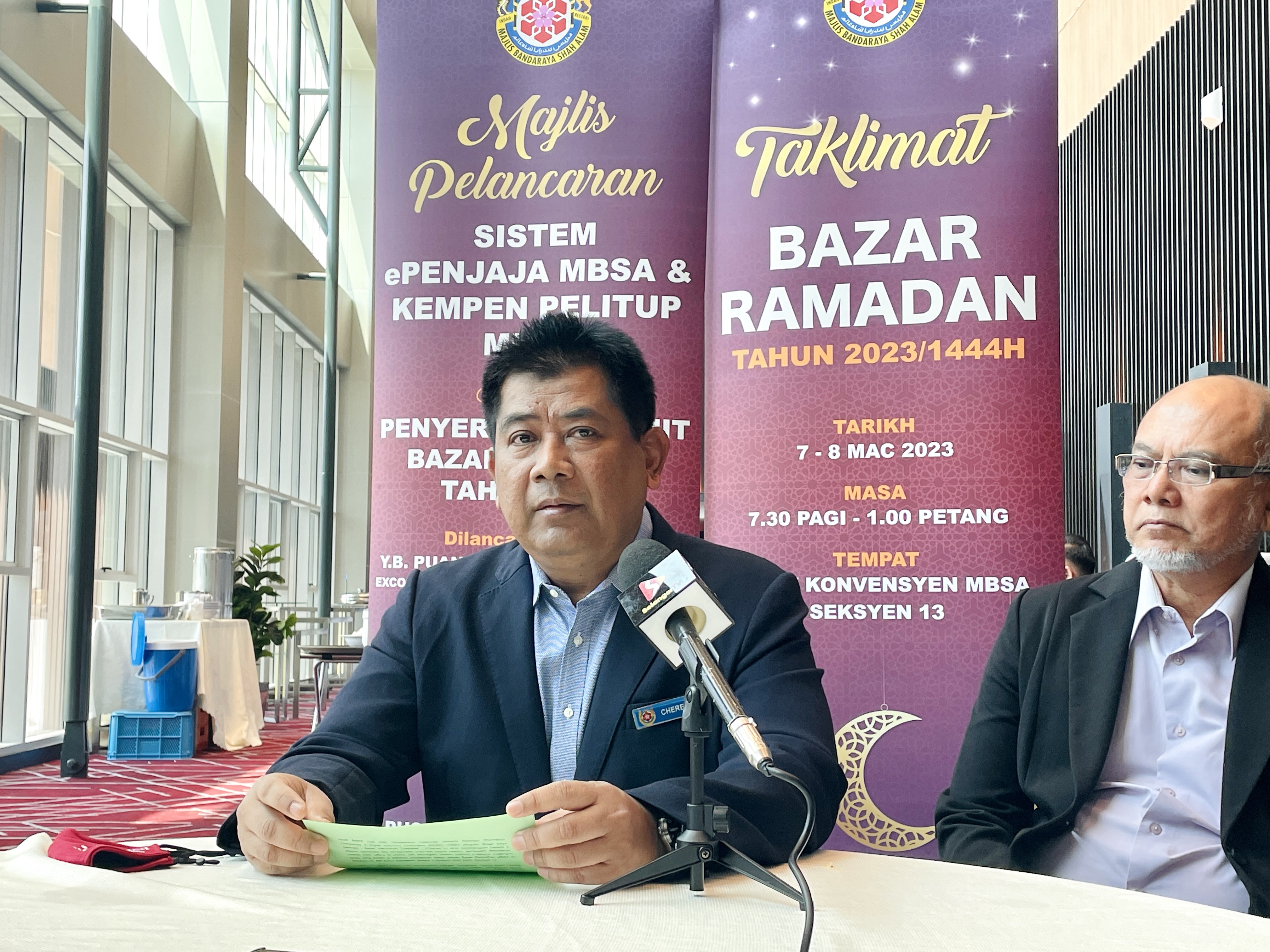 MBSA: Jakel dibenar niaga di tapak sementara sebelah Hospital Shah Alam