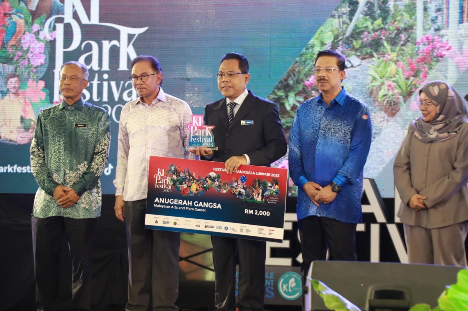 MBSA raih tempat ketiga Festival Taman KL 2023, bawa konsep pembukaan Shah Alam
