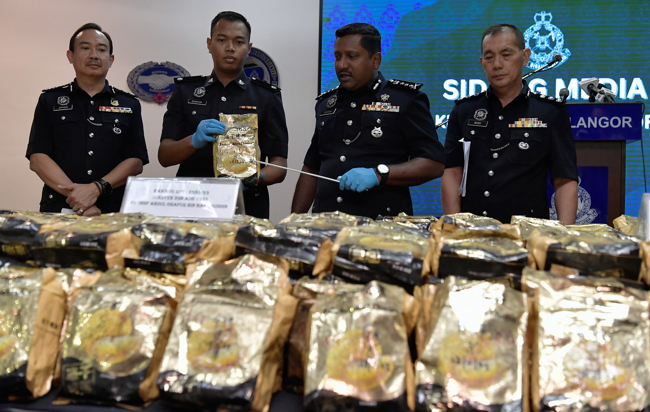 Police nab duo, seize drugs worth RM14.9 mln