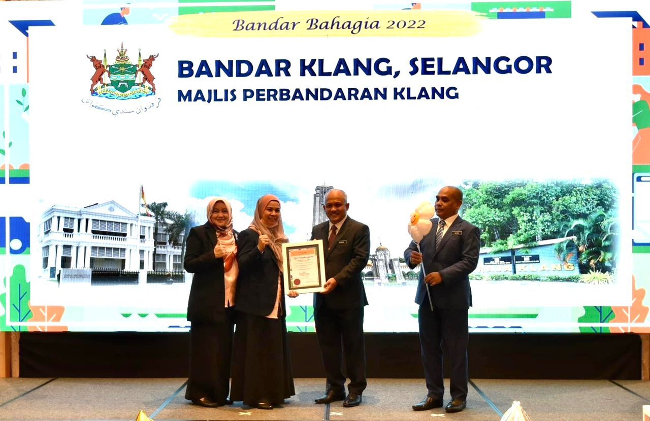Klang diiktiraf antara 10 bandar paling bahagia di Malaysia