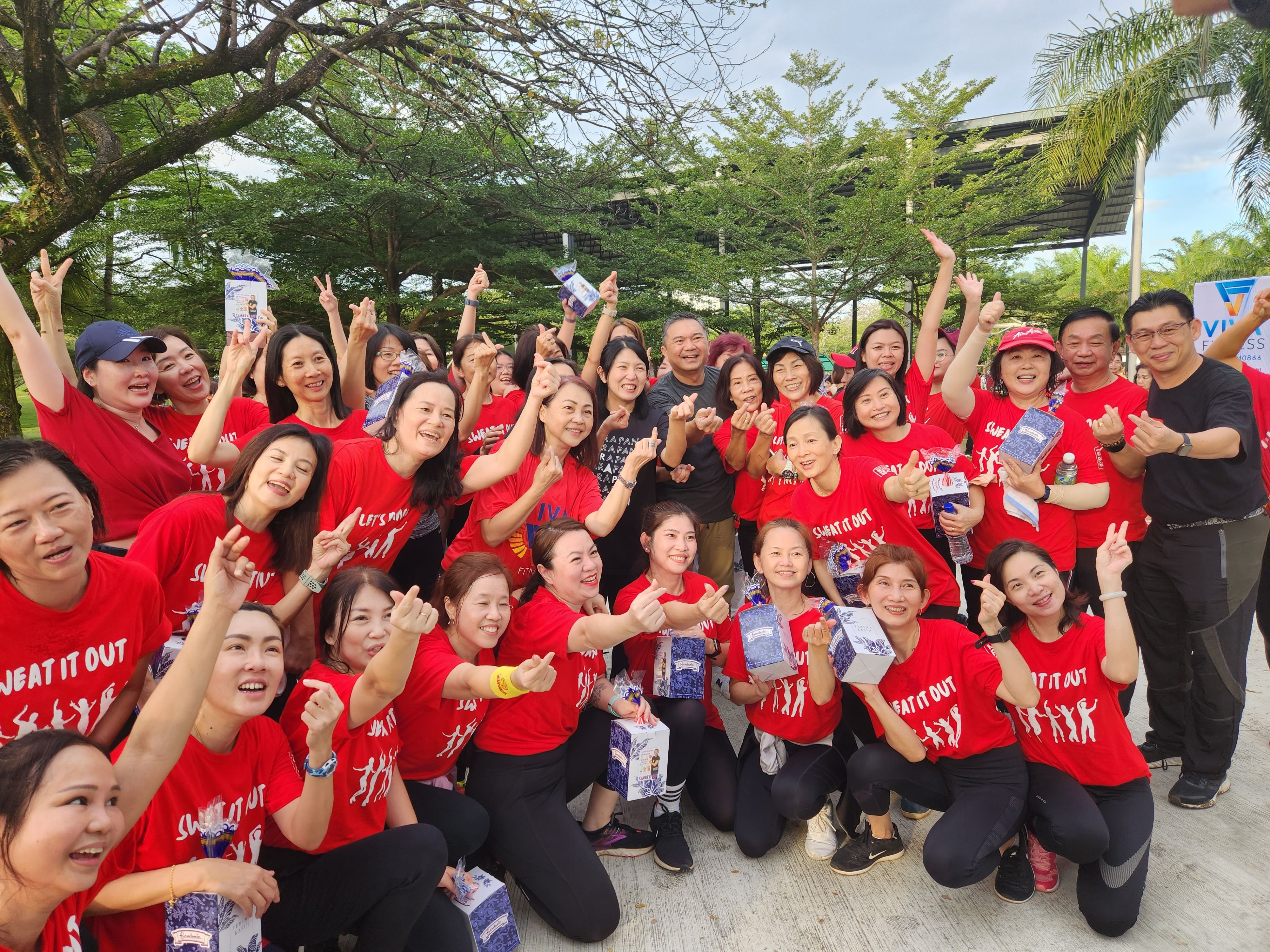 Lebih 600 penduduk sertai program Sweat It Out, promosi gaya hidup sihat