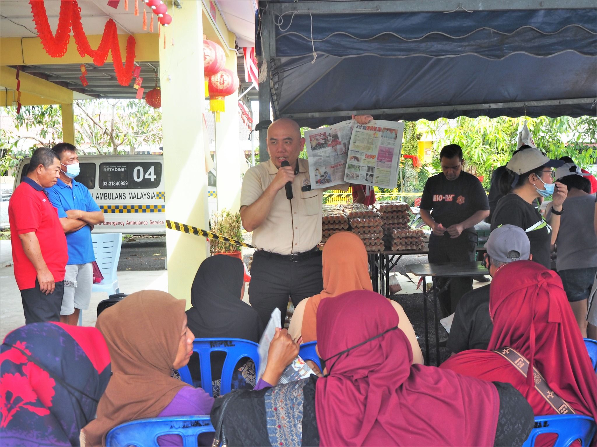 万津州选区连办3场人民市集 帮助人民减轻负担