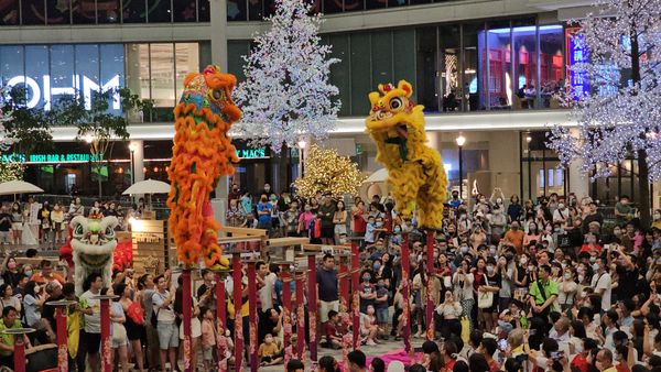 《村光洒舞》每晚吸引数千人观赏 掀起新村博览会高潮