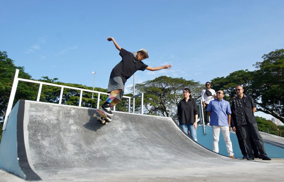 USJ1滑板区已完成提升 黄美诗：方便爱好者使用